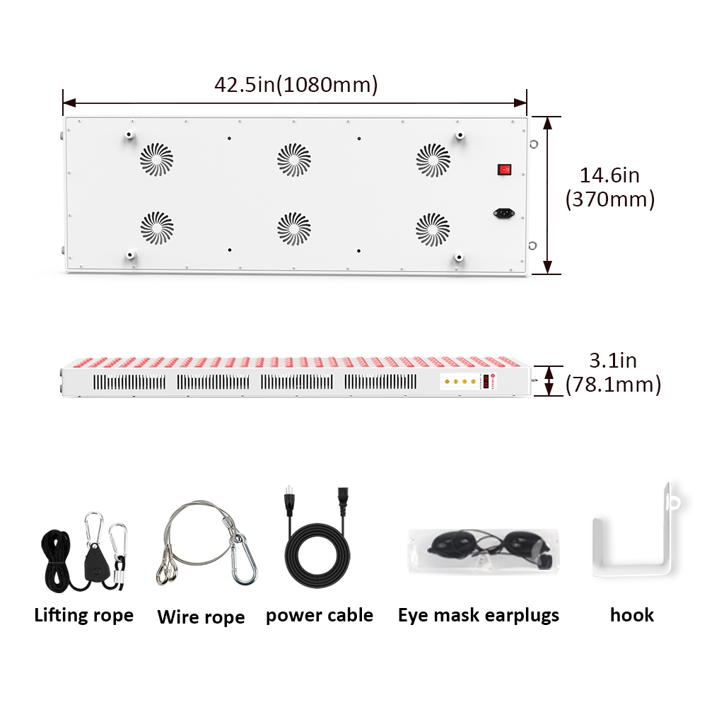 1500W red light therapy device