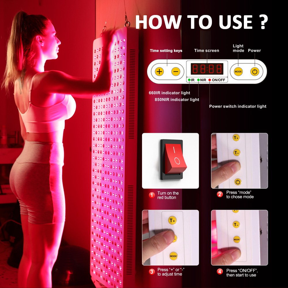 2160W red light therapy panel