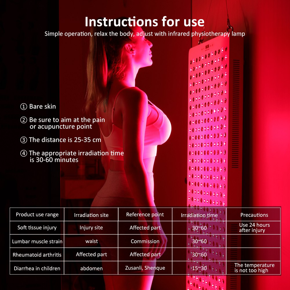 2160W red light therapy panel