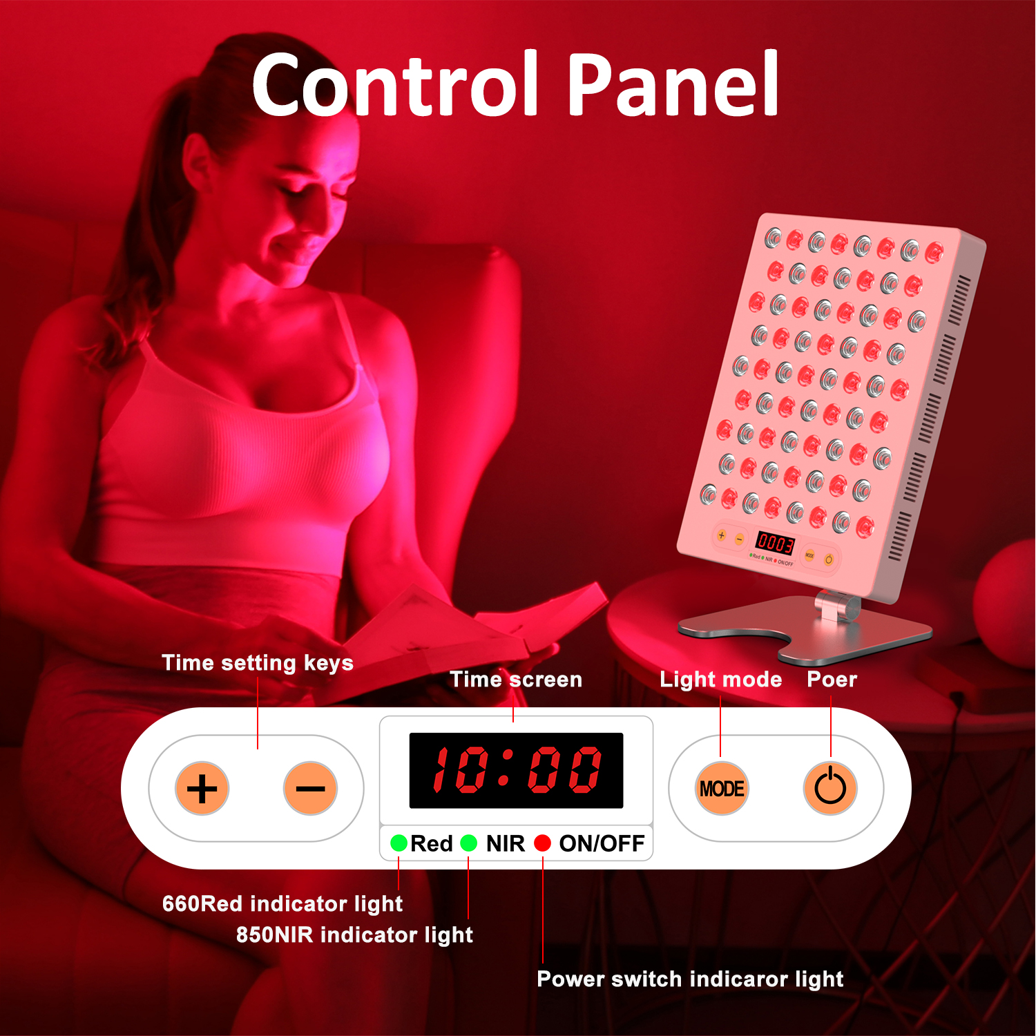 300w Red Light Therapy 660nm 850nm