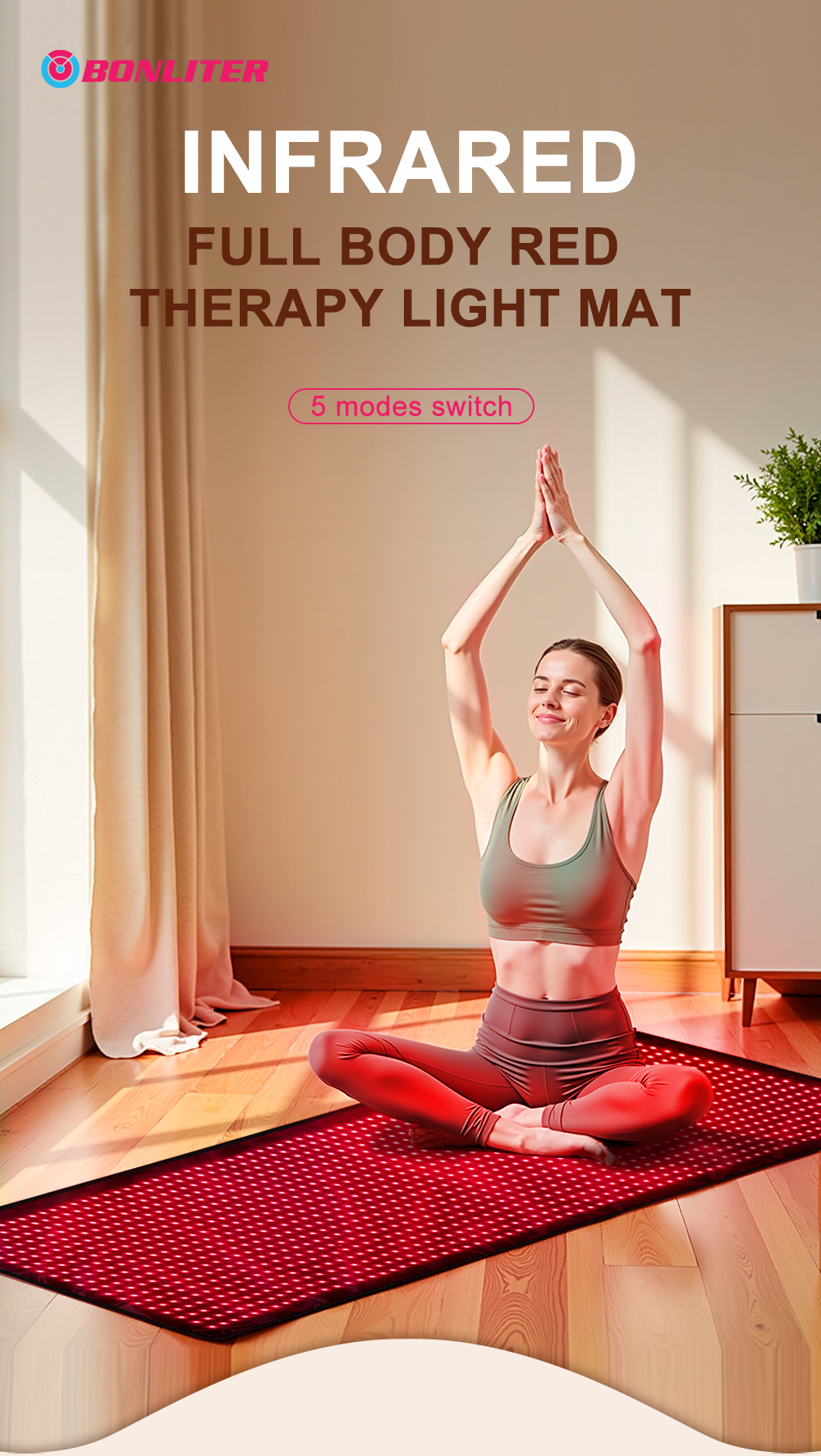 Red Therapy Light Mat Pad
