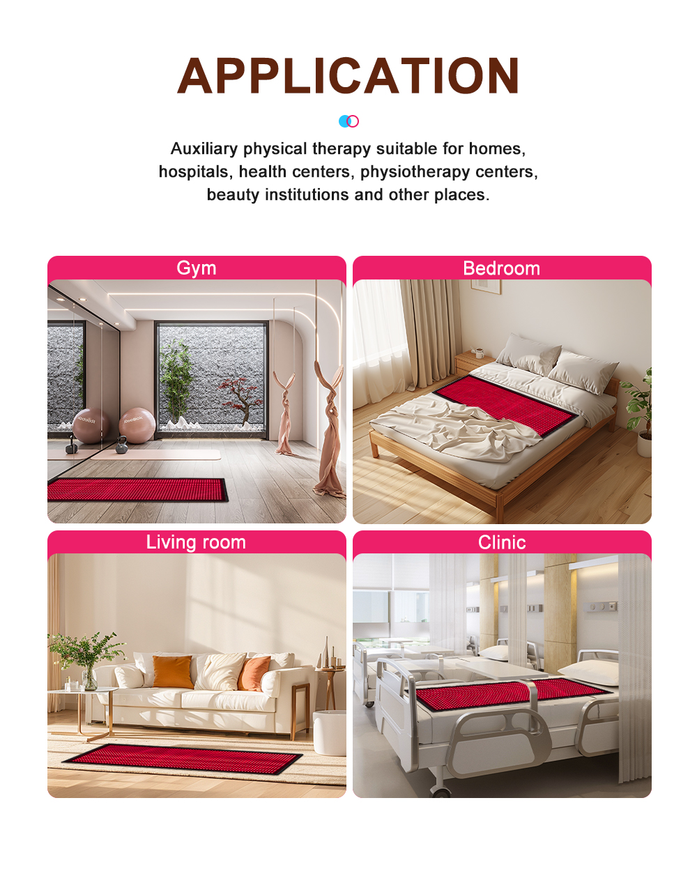 Red Therapy Light Mat Pad