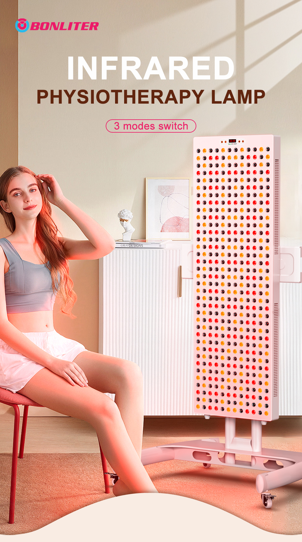 2160W red light therapy panel