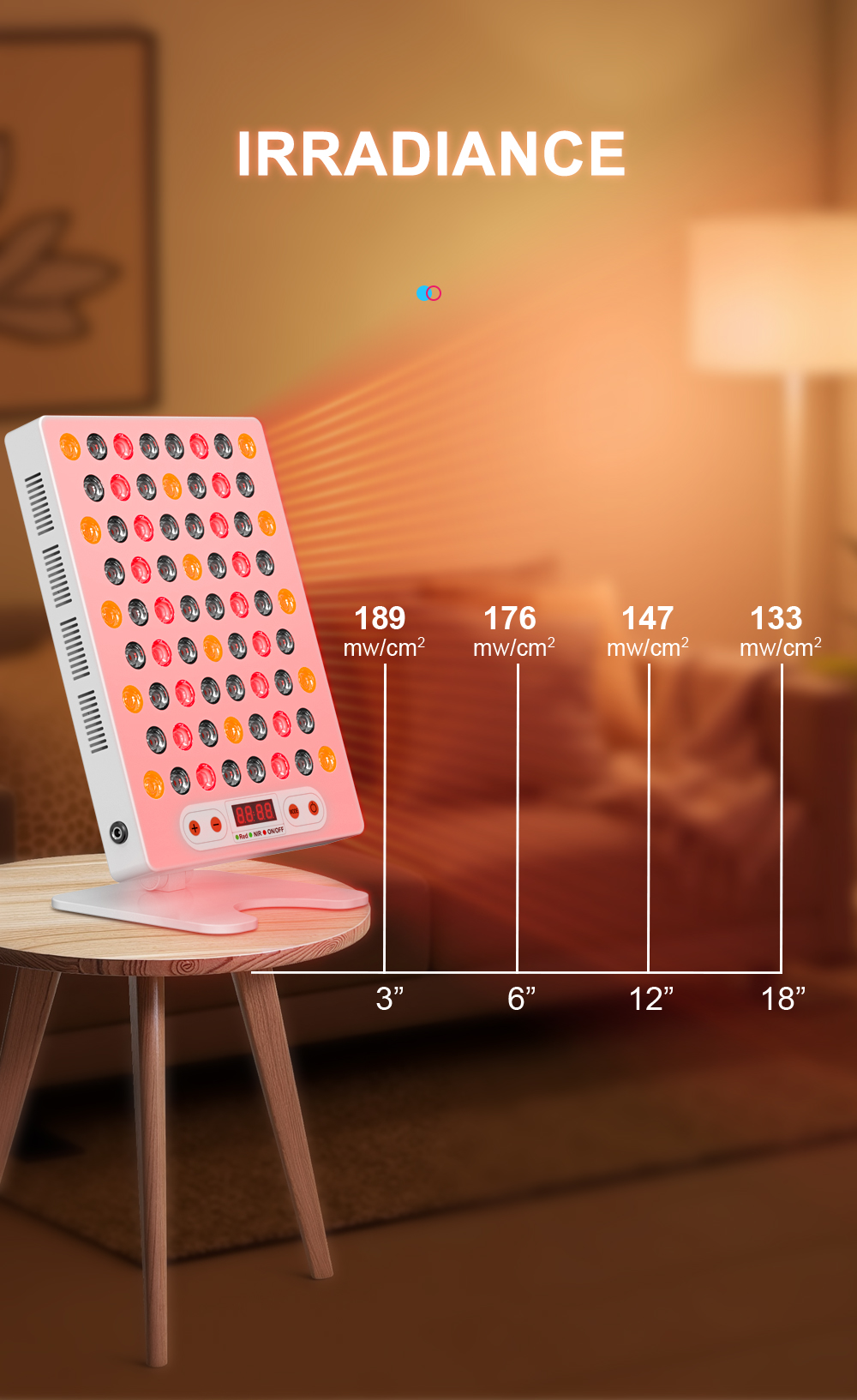 340W Flexible Slim Red Light Panel