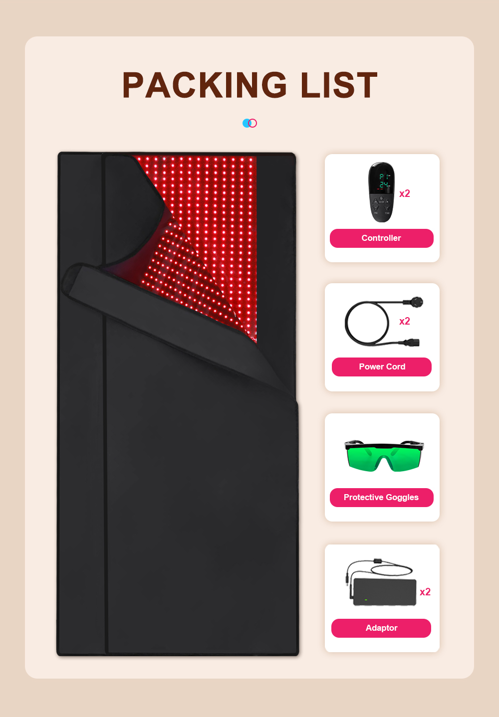Red Light Therapy Sleeping Bag