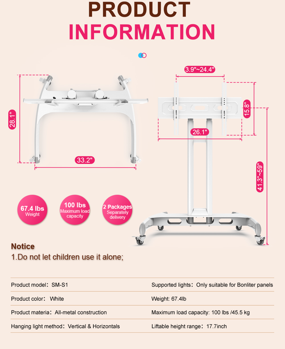 Vertical and horizontal stand