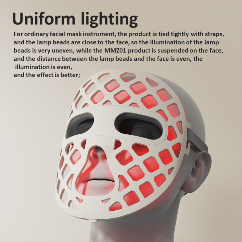 SM-W60-T / SM-W36-T – Super Light Red Light Mask with 4-in-1 LED