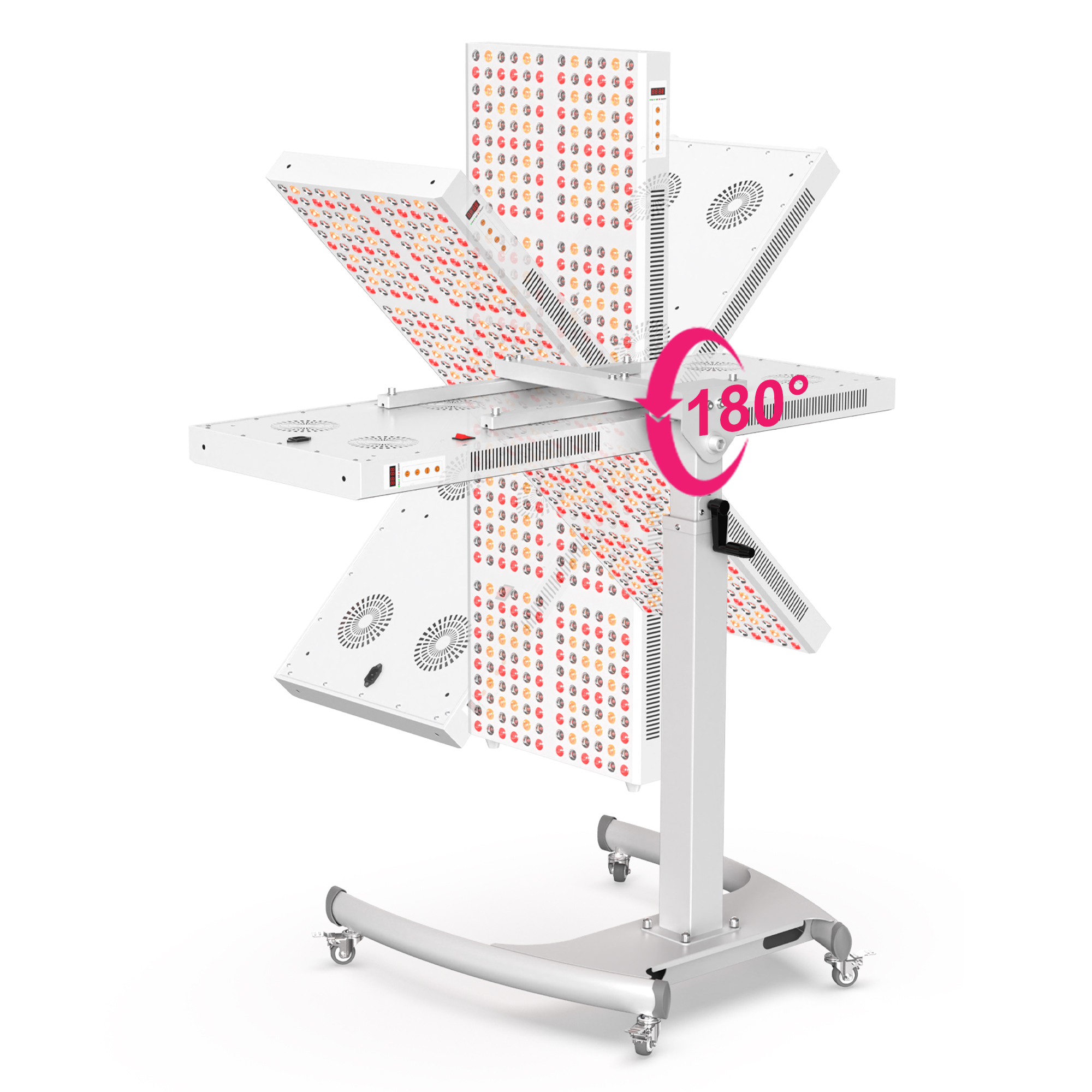 Adjustable Movable Floor Manual Stand for Red Light Therapy Panel