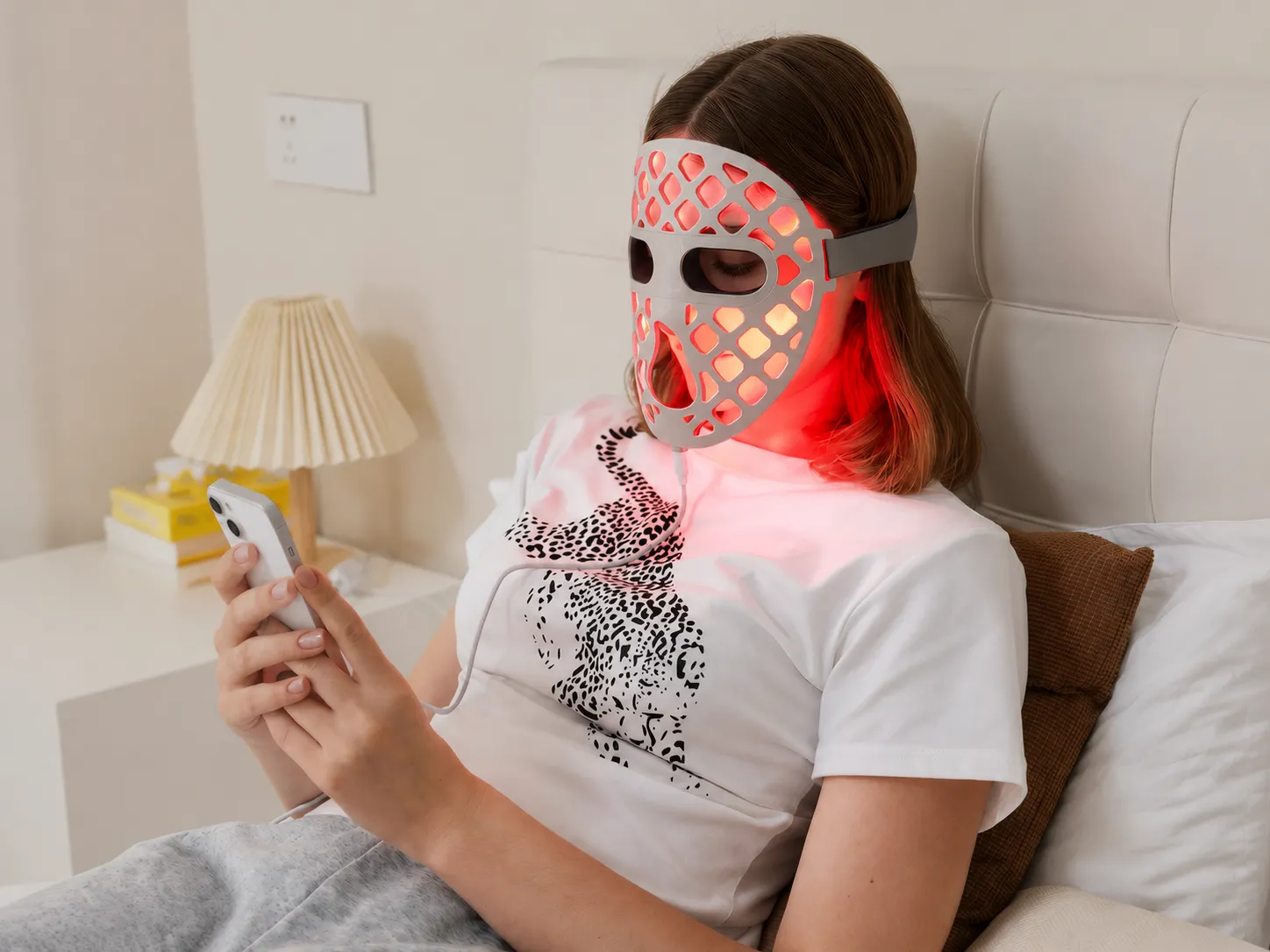 2026 Super Light LED Therapy Mask | One-Piece IP67 Waterproof Design for Clinics & Beauty Brands